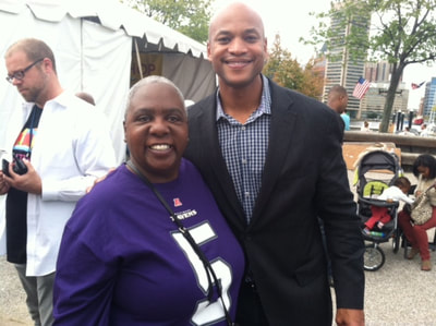 Meeting one of my favorite authors, Wes Moore, Baltimore Book Festival 2015
